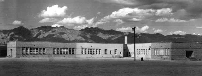 Black and White Photo Of Blenman School