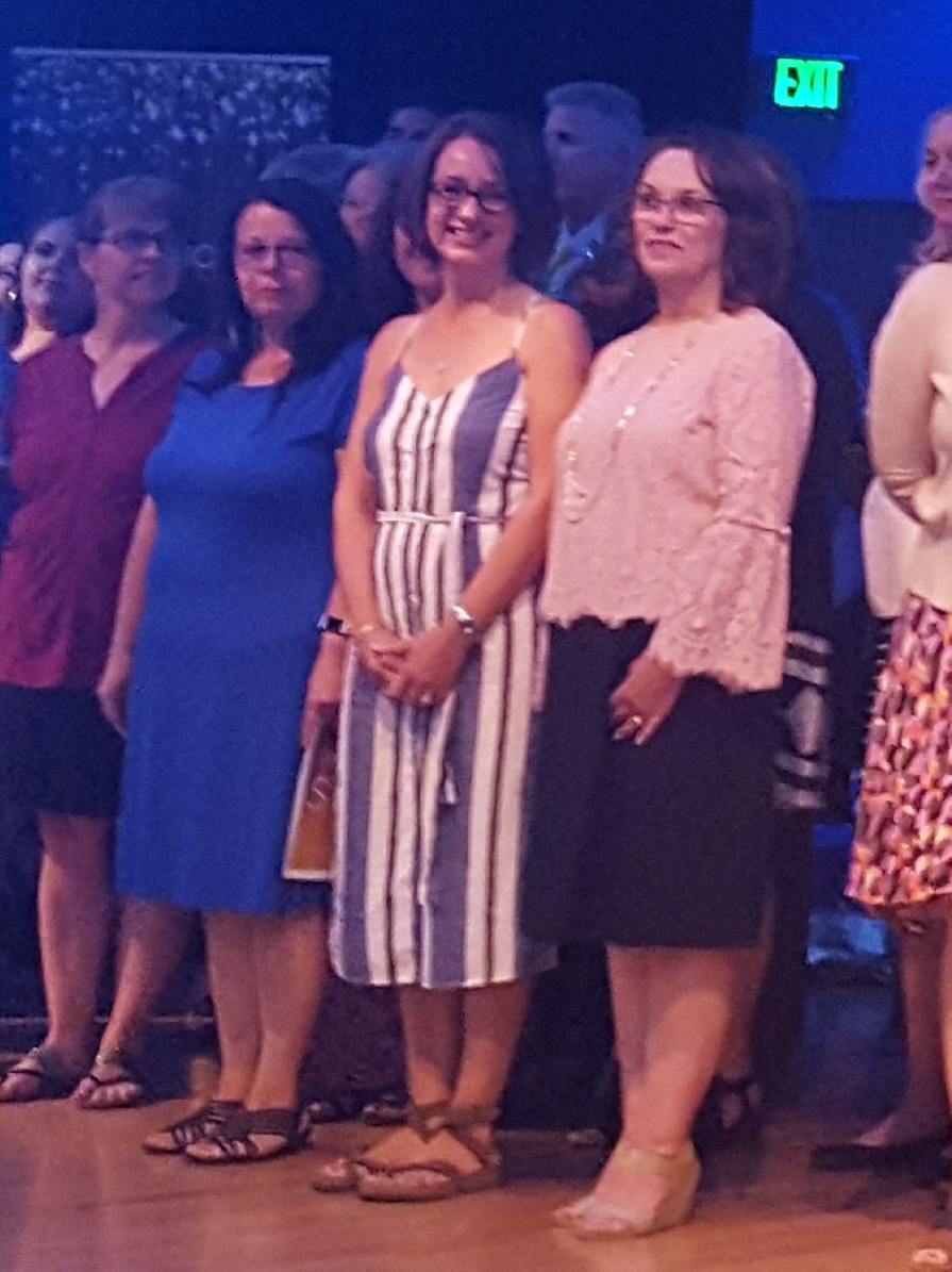 Mrs Espinosa and Others At The 2018 Campus Teach of the Year Event